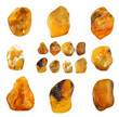 Amber, Baltic,  natural ,light colors