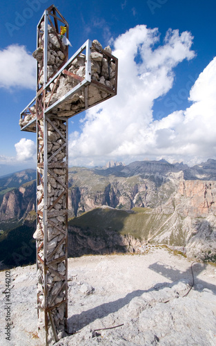 Foto: Gipfelkreuz - Gran Cir - Cirspitzen - Dolomiten - Alpen Gipfelkreuz - Gran Cir - Cirspitzen - Dolomiten - Alpen