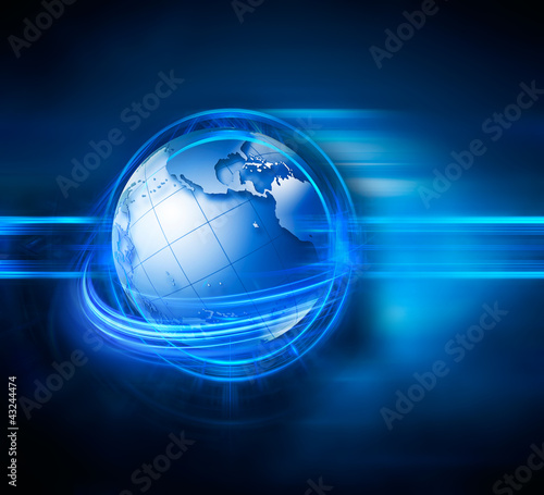 Illustration: technology background technology background