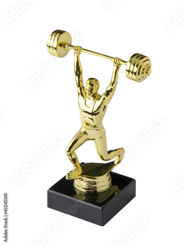 Photo: Weightlifting trophy Weightlifting trophy
