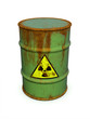 Illustration: Barrel with nuclear waste Barrel with nuclear waste