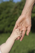 hold mothers hand