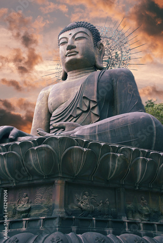 Photo: Giant statue of Buddha in Korea Giant statue of Buddha in Korea