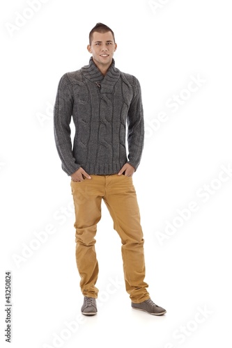 Photo: Stylish man in autumn sweater Stylish man in autumn sweater