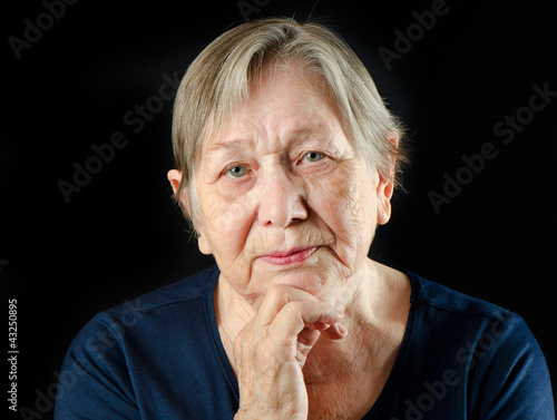 Photo: Senior woman's portrait Senior woman's portrait