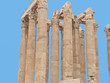 Temple of Olympian Zeus, located in Athens, Greece