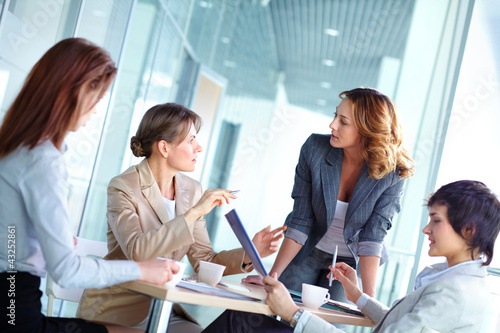 Photo: Female brainstorming Female brainstorming