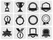 black award set