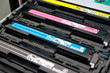 Cartridges of color laser multifunction printer