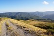 Dirt road in the Appennine mountains, Tuscany, Italy.