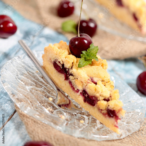 Foto: Kirschkuchen mit Streusel Kirschkuchen mit Streusel