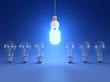 Illustration: Energy saving light bulb Energy saving light bulb