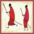 Vector: Vector African Masai Warriors Illustrations Vector African Masai Warriors Illustrations