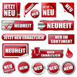 Vektor: collection of red buttons collection of red buttons