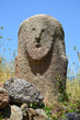 Photo: Primer plano de un menhir de Filitosa. Corcega Primer plano de un menhir de Filitosa. Corcega