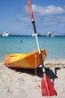 paesaggio con canoa