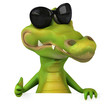 Fun crocodile
