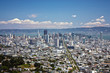 San Francisco downtown view from Twin Peaks
