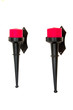 two red candle lights