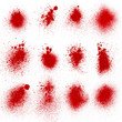 Dozen Blood Spatters and Sprays II