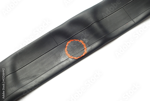Photo: repaired inner tube repaired inner tube