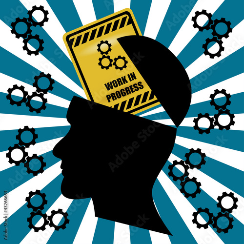 Vector: Abstract background. Work in progress sign concept. Abstract background. Work in progress sign concept.