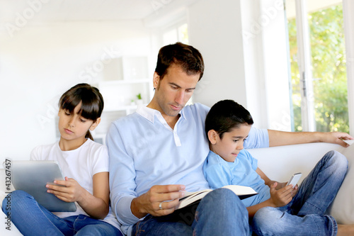 Photo: No more communication in family No more communication in family