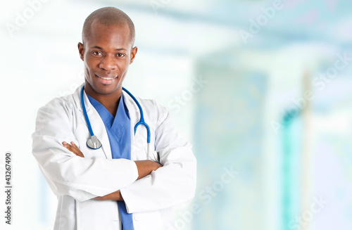 Photo: African young doctor portrait African young doctor portrait