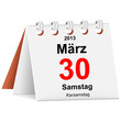 Kalender - 30.03.2013 - Karsamstag