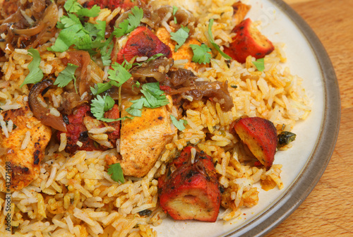 Photo: Indian Chicken Tikki Biriyani Curry Indian Chicken Tikki Biriyani Curry