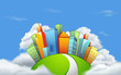 City in Cloud