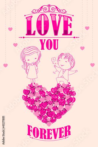Vector: Love Background Love Background