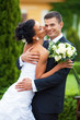Young couple just married