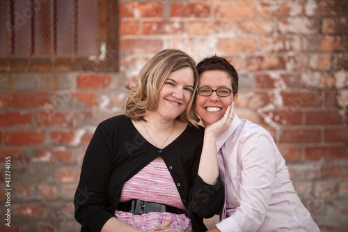 Photo: Lesbian Couple Outdoors Lesbian Couple Outdoors