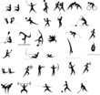 Summer sports icon set