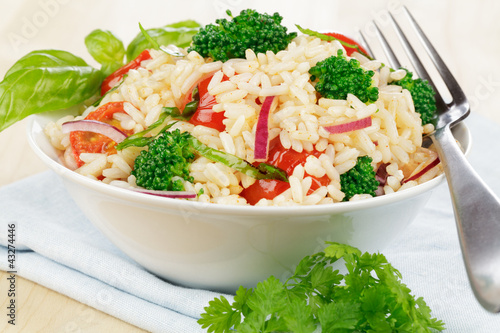 Foto: Reissalat mit Brokkoli und Tomaten Reissalat mit Brokkoli und Tomaten