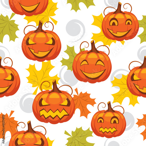 Vector: seamless pattern of Halloween seamless pattern of Halloween