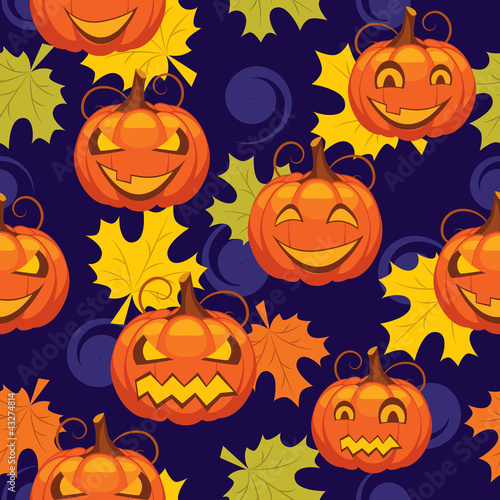 Vector: seamless pattern of Halloween seamless pattern of Halloween