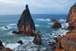 Rocks on sao lourenco, maderia, portugal