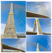Rama VIII bridge in Bangkok from thailand