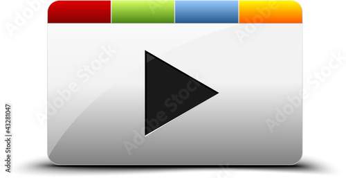 Vector: Play button Play button