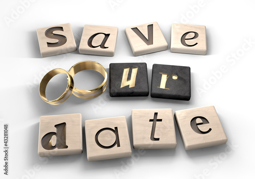 Illustration: Save Our Date Save Our Date