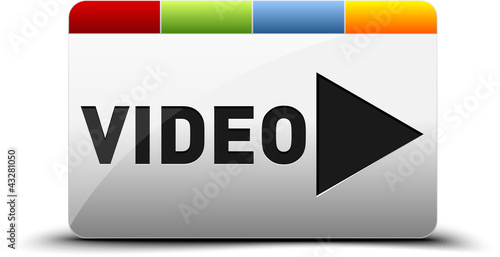 Vector: Watch video button Watch video button