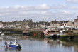 Photo: Harbor in Bretagne at low tide time Harbor in Bretagne at low tide time