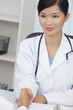 Chinese Female Woman Hospital Doctor Shaking Hands