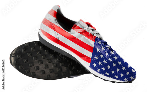 Photo: The USA flag The USA flag