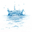 splash water