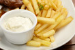 Photo: french fries with sauce french fries with sauce