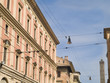 Bologna, city located in Italy. Historic distric view.