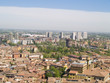 Bologna, city located in Italy. Historic distric view.